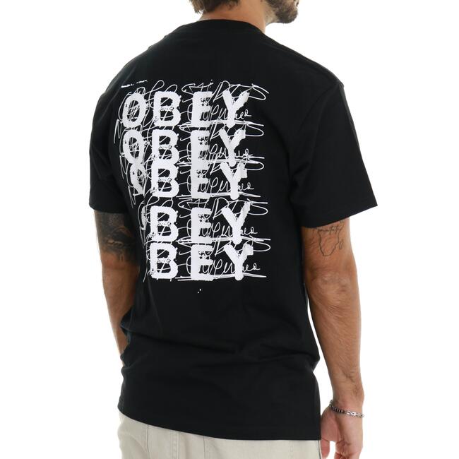 T-SHIRT SCRIBBLE OBEY - Mad Fashion | img vers.650x/